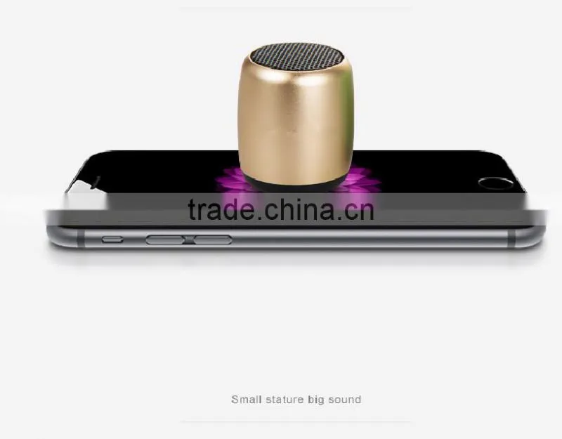 Unique design new style mini portable bluetooth speaker with self-timer, remote shutter for mobile phones