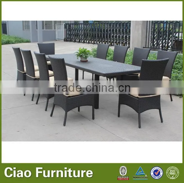 high quality rattan outdoor furniture restaurant table and chairs
