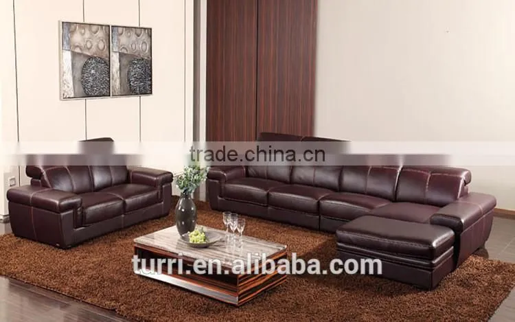 2017 modern chesterfield corner leather sofa for living room furniture