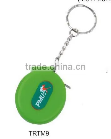 round mini retractable tape measure/ruler tape measure