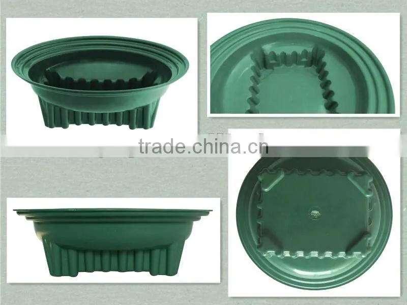 1/3 Brick foam Green Plastic Floral Container