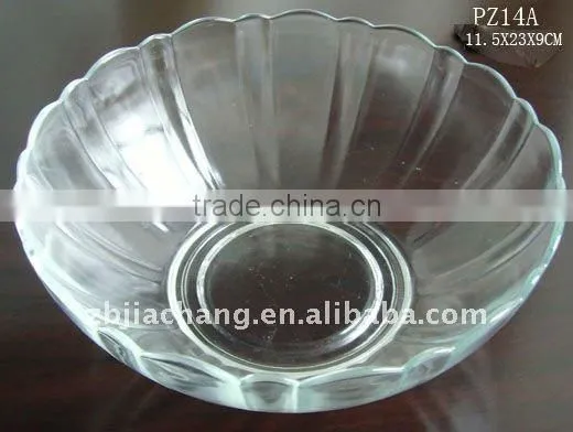 Crystal glass bowl