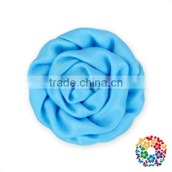 Wholesale Best Price 19 Colors Ribbow Rose Wedding Ornament Appliques Fake Flower