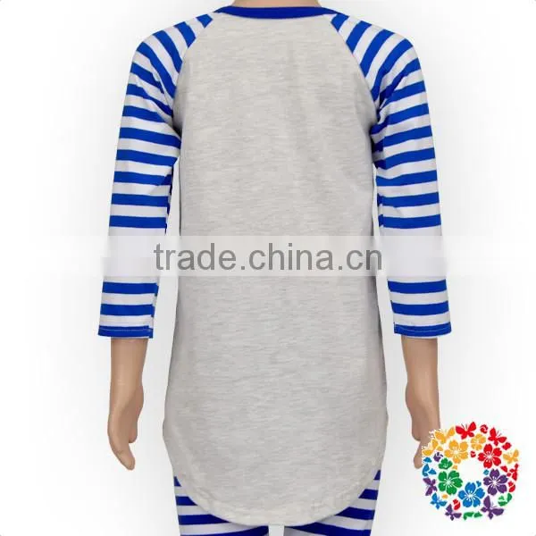 Easter Bunny Embroidery Sequin Kids Tshirts Fashion New Pattern Long Sleeve Easter Kids Raglan Shirts