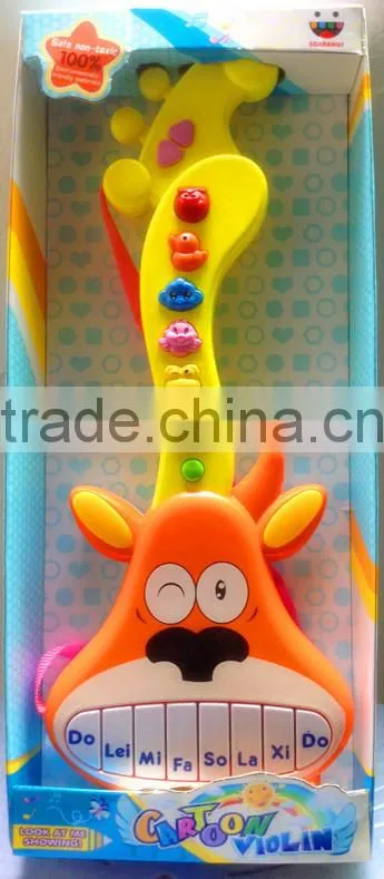 2015 hot sale lovely musical instrument guitar electronic educational toys for kids/ popular keyboard learning machine toys
