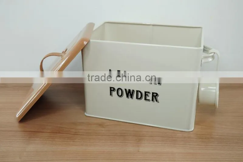 Large capacity metal housekeeper tool box storage container for household use