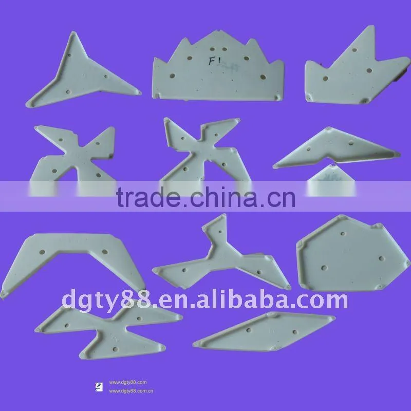 PC vac-formed thick plastic products with special shapes
