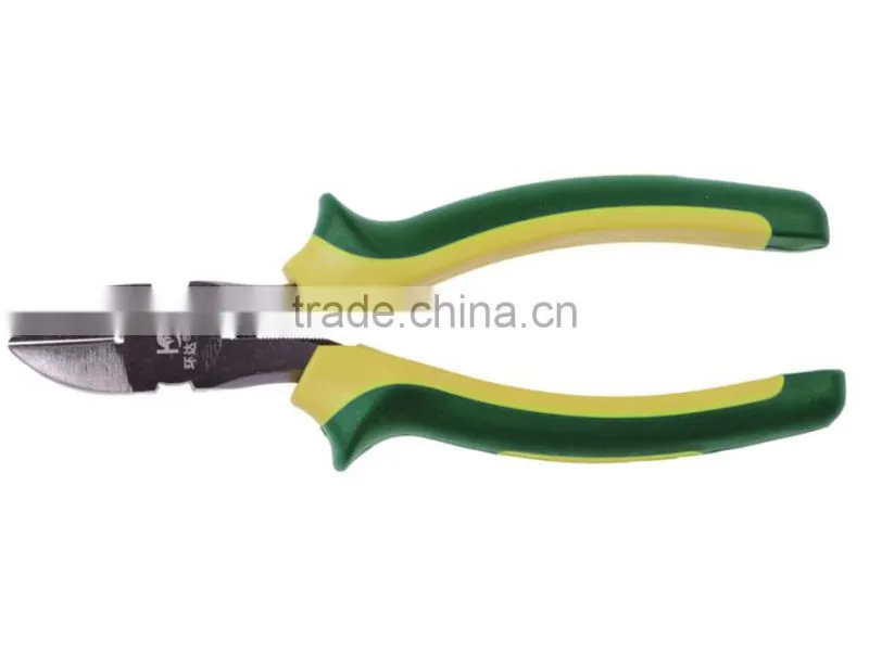 Nickel Diagonal Cutting Pliers With TPR Handle Nipper plier