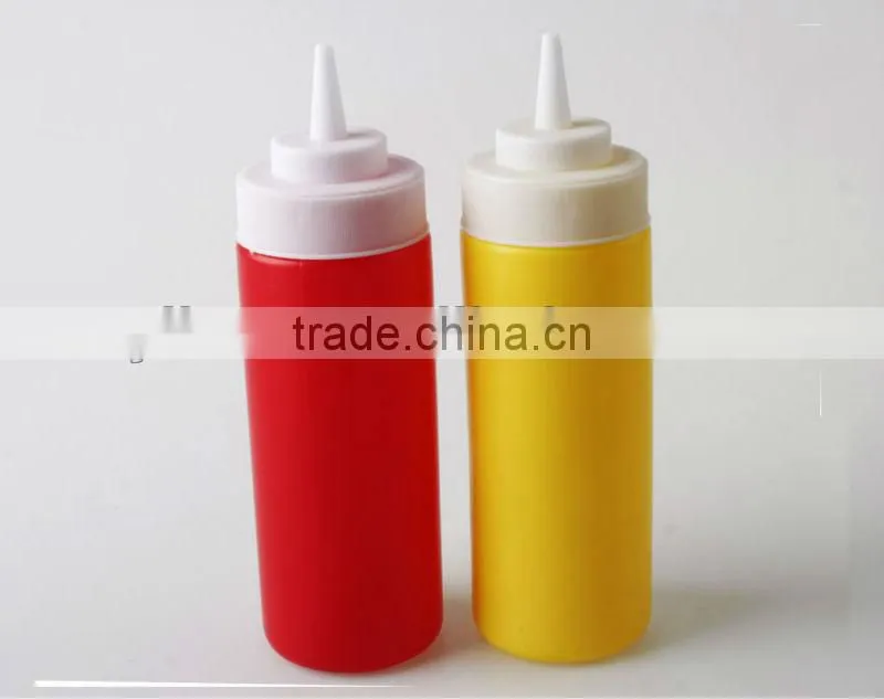 Different Size PE Eco-Friendly Plastic Sauce Bottle