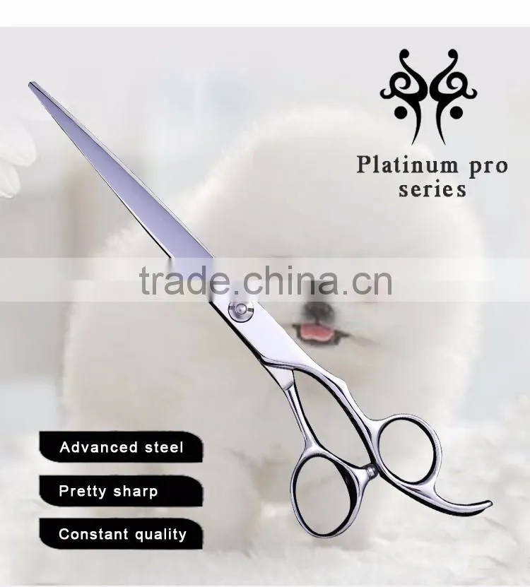 YiJiang7.0" Topotdor Pet Grooming Trimmer Scissor for Dog and Cat Durable Stainless Steel Blade