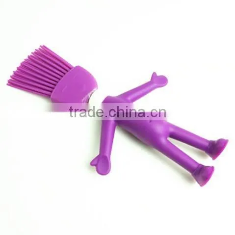 32092 Figure shape Kitchen Tools Short brush Nylon And Silicone Material