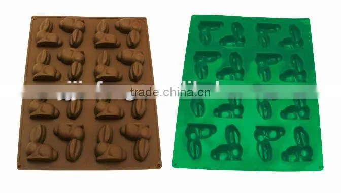 Little bear Silicone cookie pan Cookie tray / Mini Cake moulds