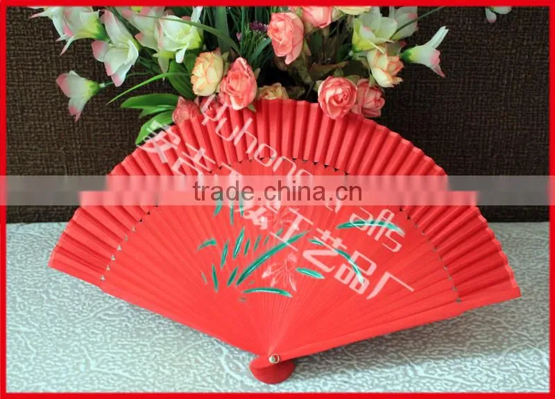 Chinese bamboo ladies folding fan