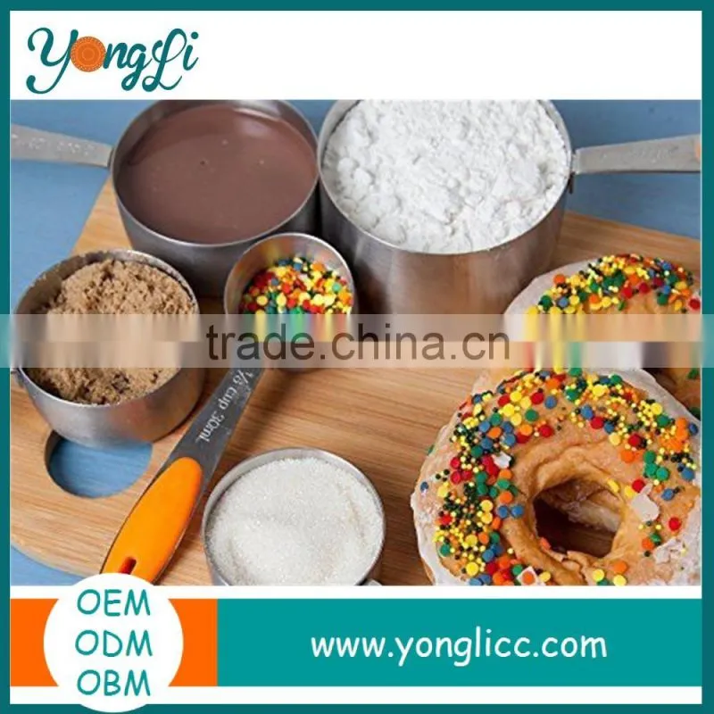 Silicone Measuring Cups and Spoons Set Cooking Tools Stainless Steel