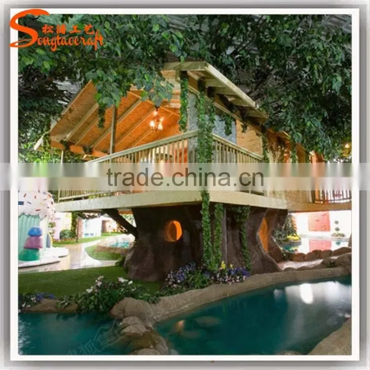 China manufacturer High-level design outdoor artificial tree house prefab house