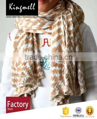 Cute Digital Printed Silk Scarf for Little Girls in Spring and Autumn