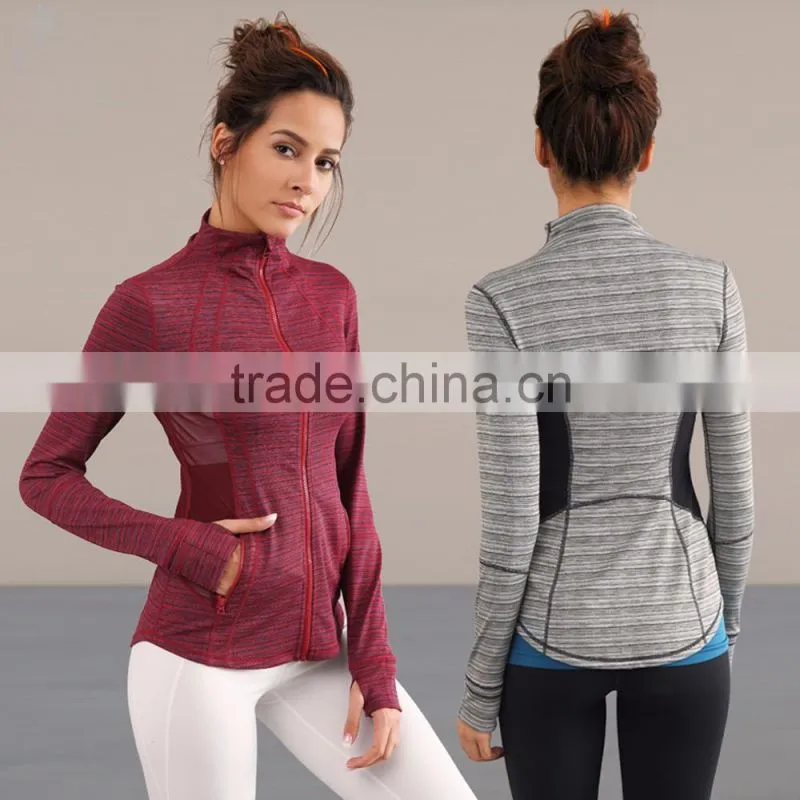 280 gsm nylon blend elestane gym tops women