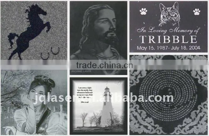 granit stone etching machine on Xiamen Stone Fair