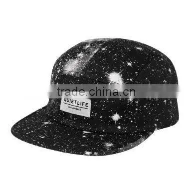 Newest style cosmos printting five panel cap