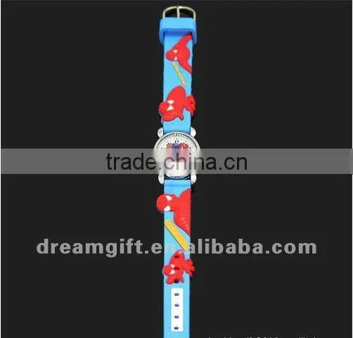 2012 hot kids watch spiderman watches charm cute factory price relly cheap 8 colors choose