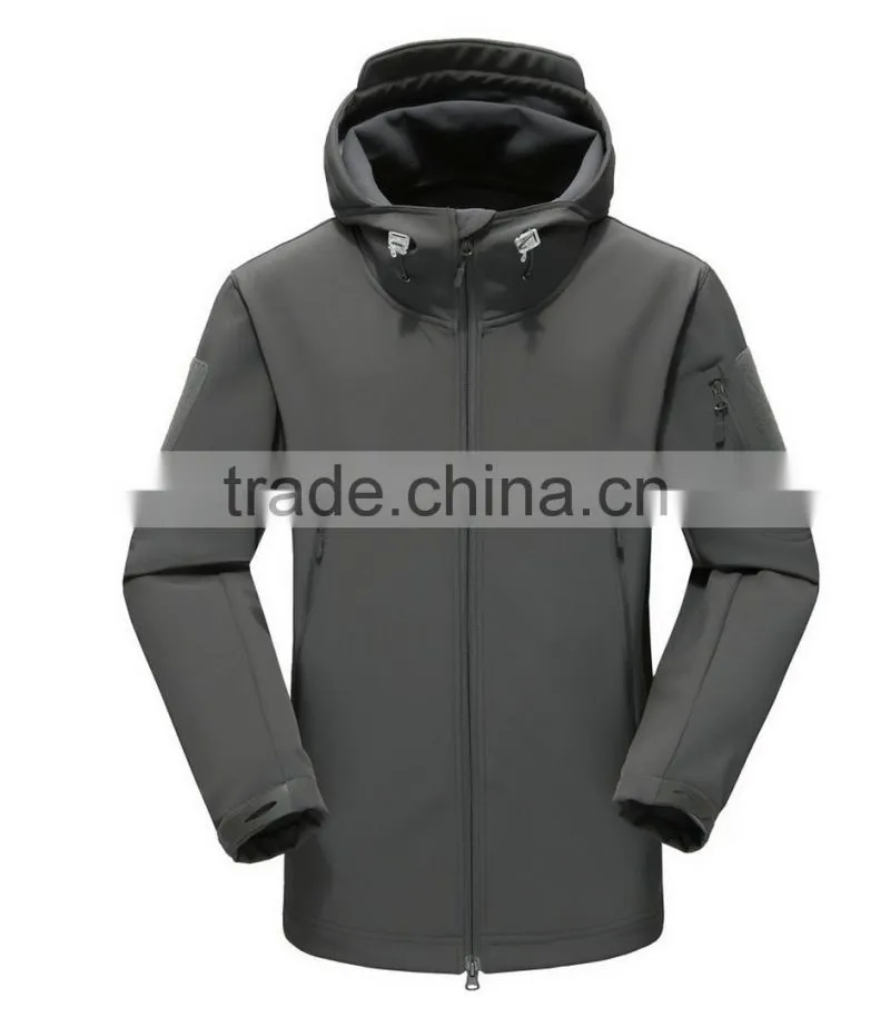 tactical hiking and camping man softshell jacket for outdoor sports