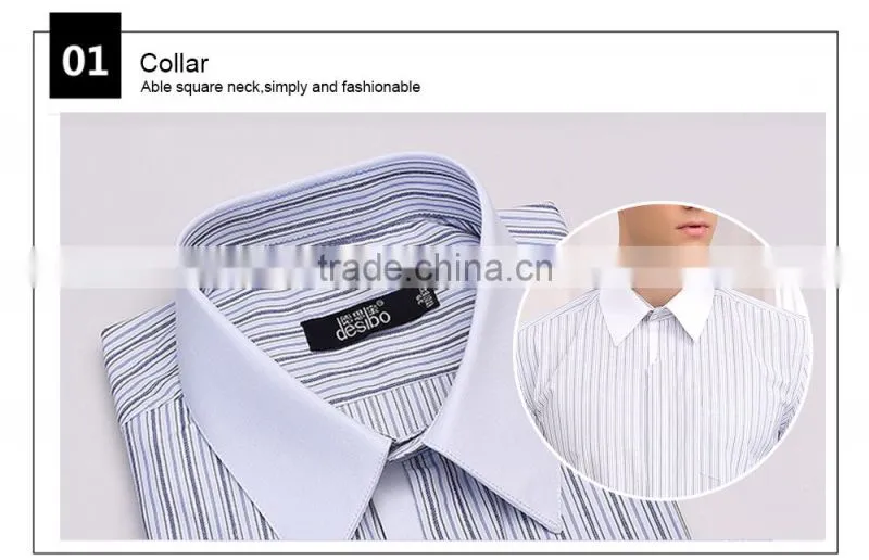 2015 Latest Design Men's Business Shirt Of Short Sleeve (DSHM027)
