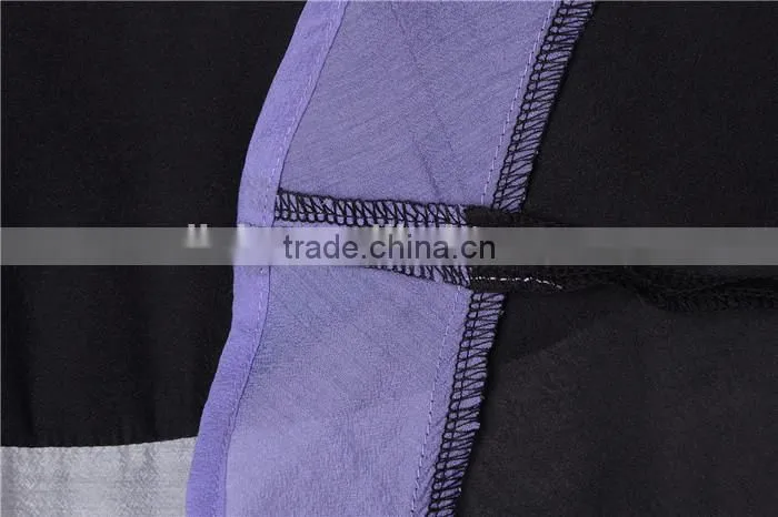 lovely purple hem designed casual women short front long back skirts