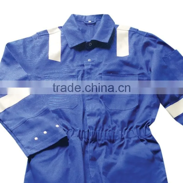 Latest design factory uniforms flame resistant coveralls fireproof cloth