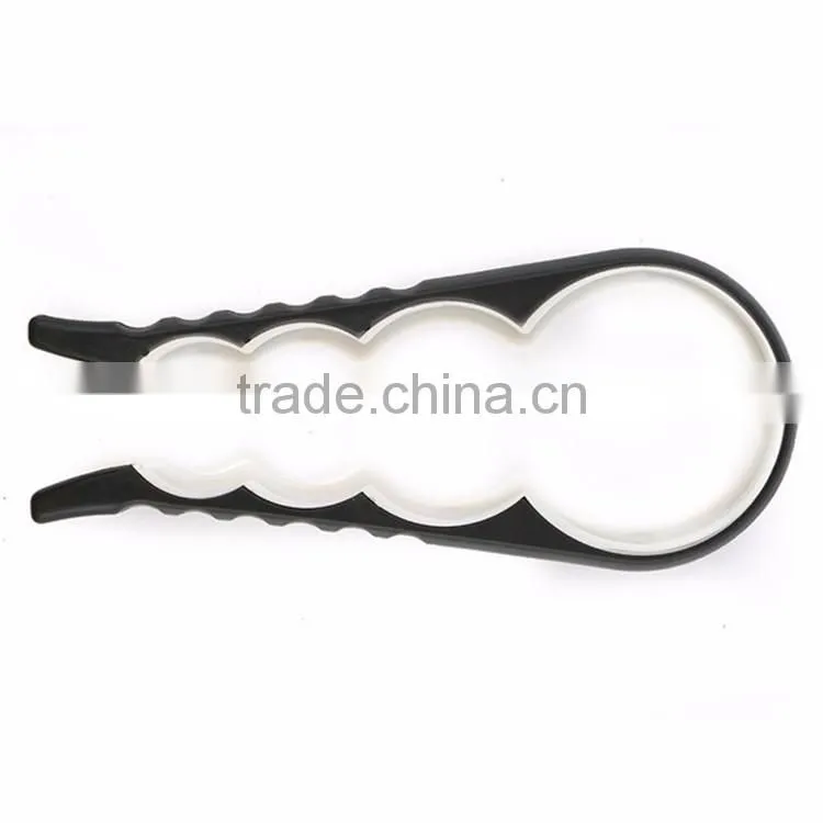 4 in 1 Creative multifunction Gourd-shaped Can Opener Screw Cap Jar Bottle Wrench Kitchen Tool