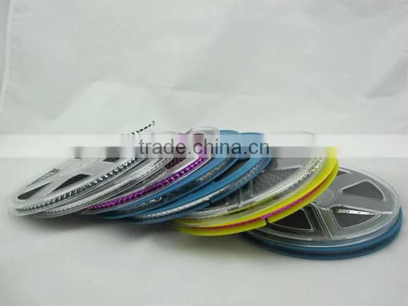 Chain Sequins roll pet sequins foil Color sequins for Embroidery