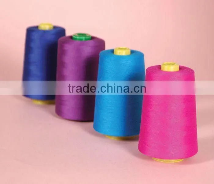 100% polyester Spun sewing thread 50s/2/3