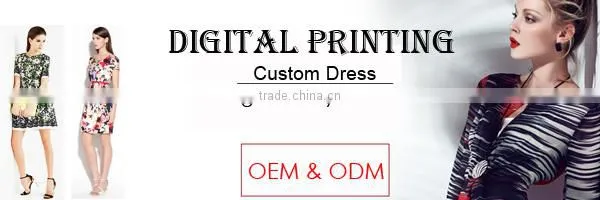 Custom High Quality Digital OEM Printed Silk Wedding Dress
