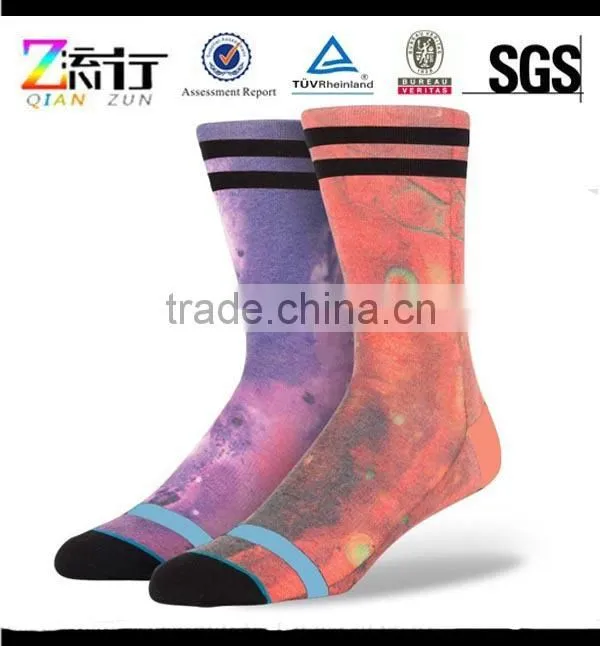 custom bulk wholesale sublimation socks men