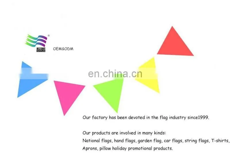 Christmas discount paper bunting with custom printed design