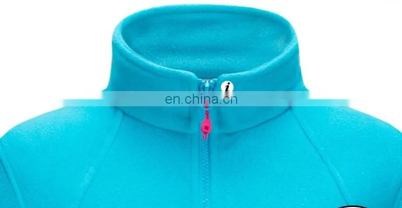 Women warm full zip jacket