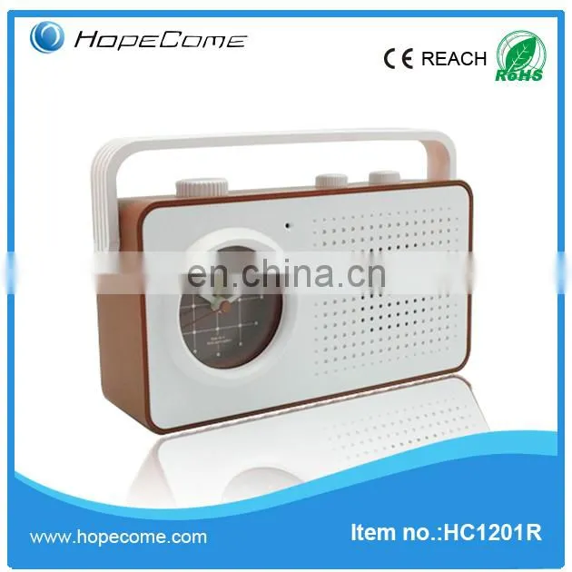 Promotion fm auto radio fm radio table clock