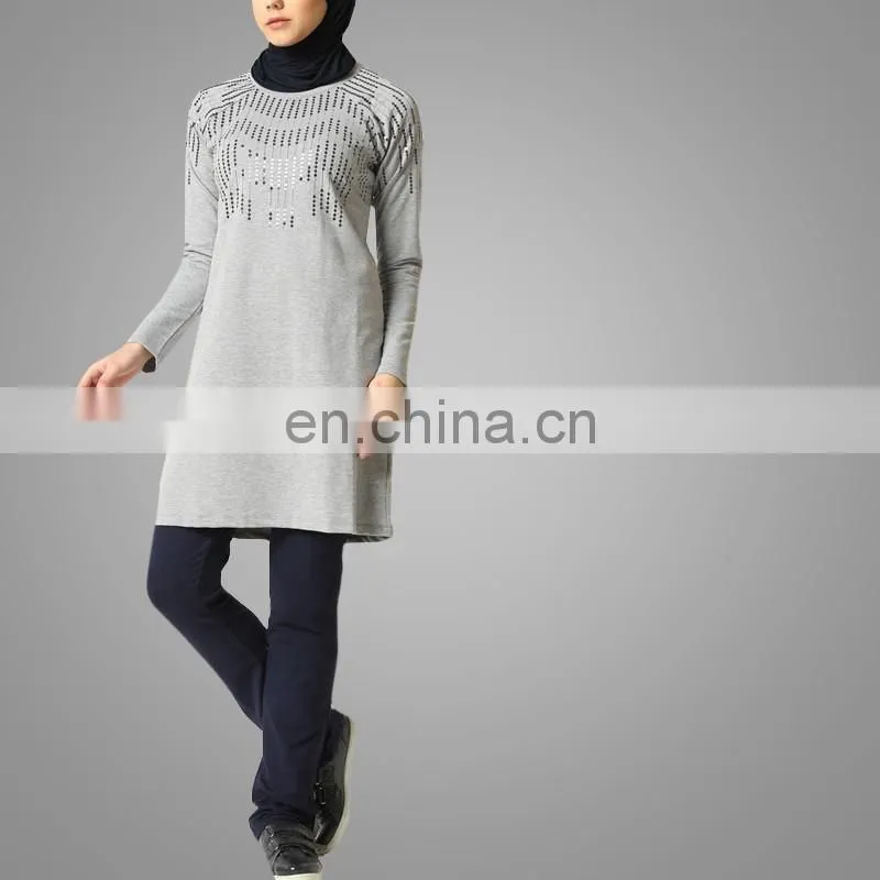 2016 Newest Style Sportswear Type Modest Islamic Women Muslim Sportwear Indian Sport Suit