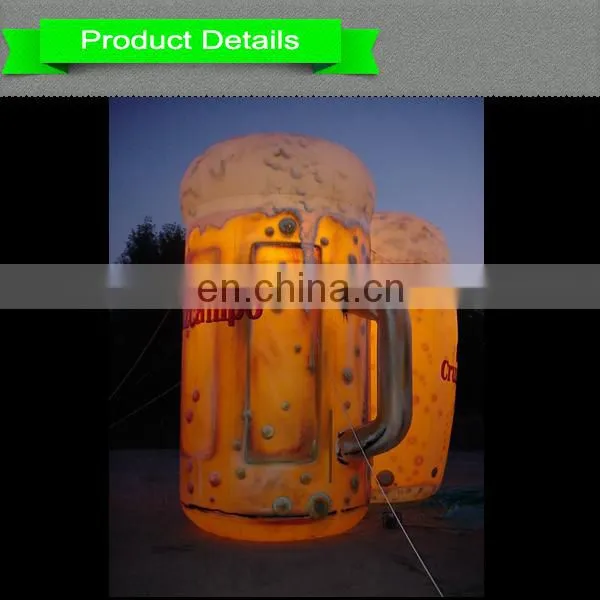 outdoor giant inflatable beer bottle for trade show