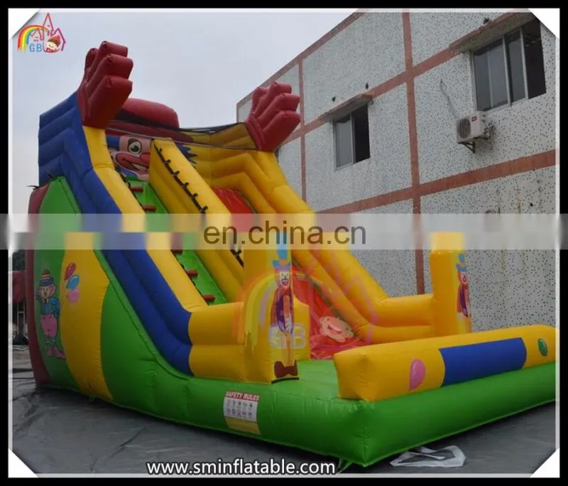 Funny inflatable slide, inflatable spider-man slide for kids