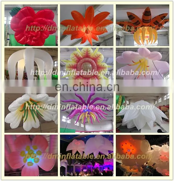 multi-colors LED lighting inflatable sun for decoration