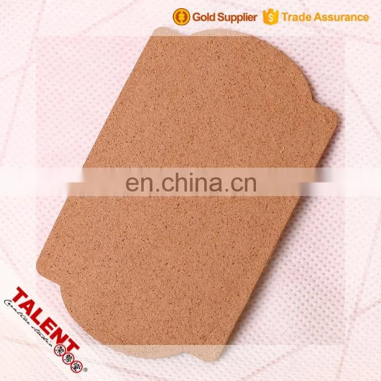 Custom thin cow skin hot stamping embossed pattern die cut shape leather label