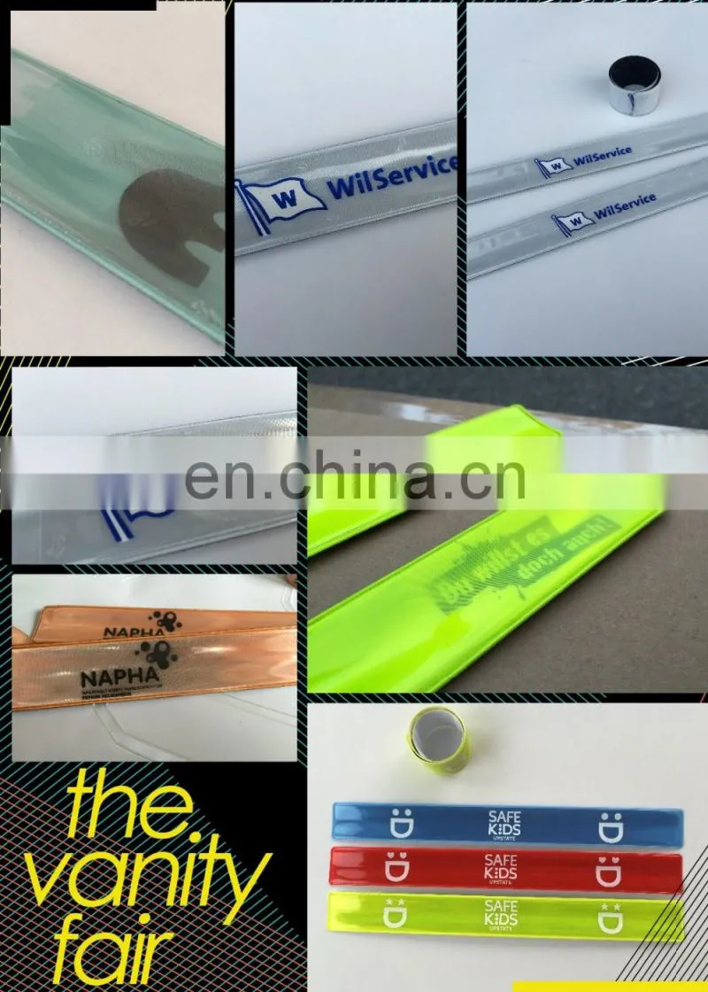 6P free reflective slap wrap band
