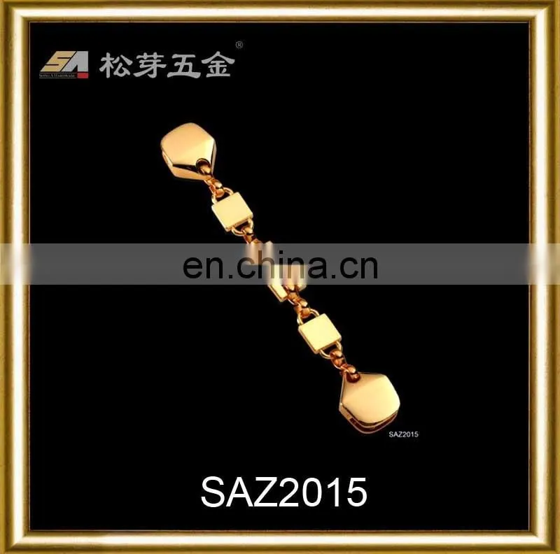 Custom Plated Metal Chain For Handbag, Pretty Quality Gold Zinc Alloy Purse Chain