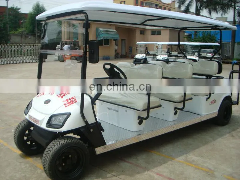 Wholesale Electric sightseeing cars, powerful sightseeing bus for sale with CE certificate