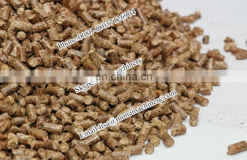 Professional wood log chips straw stalks rice husk biomass fuel pellet making machine with great price