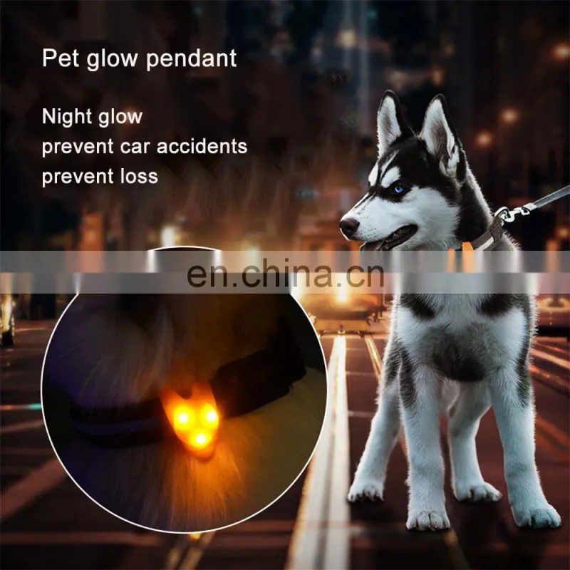 Wholesale Pendant Style Waterproof Retractable USB Flashlight Dog Collar Led Toy