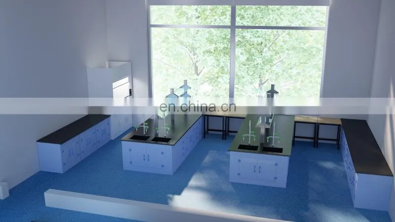 Guangzhou lab furniture manufacturer customized size and color chemistry furniture laboratory