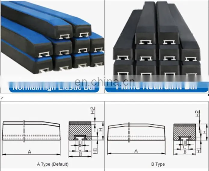 specialized impact bar/impact bed with pu bars/(1524mmx100mmx75mm) conveyor impact bar