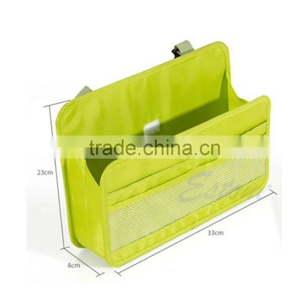 Green Car Seat Back Multifunction Travel Pocket Storage Bag Hanger Holder Organizer