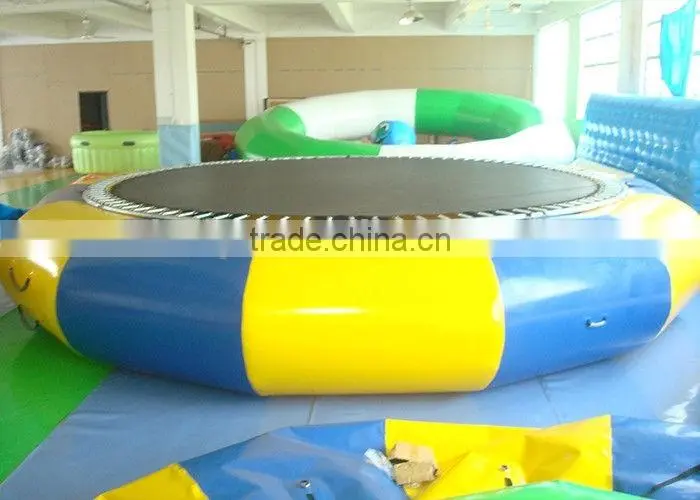 Outdoor inflatable pool toys water trampoline for kids and adults